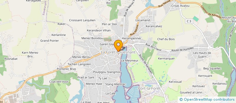 localisation de l'entreprise BMG  LA FORET-FOUESNANT