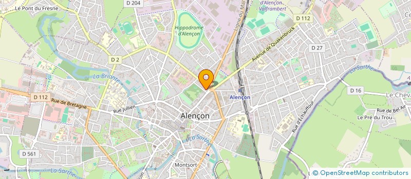 localisation de l'entreprise BMG à ALENCON