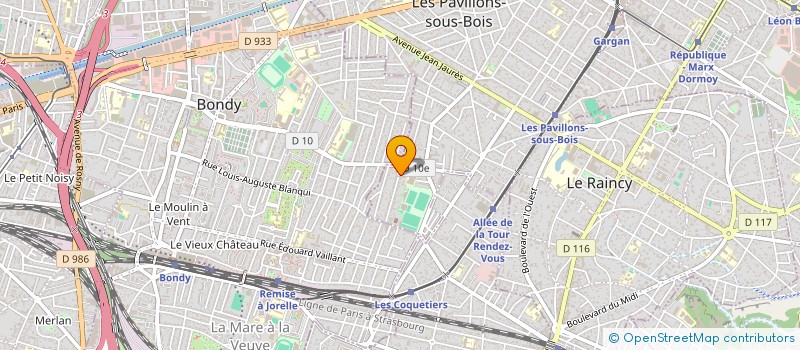 localisation de l'entreprise BMG à LES PAVILLONS-SOUS-BOIS