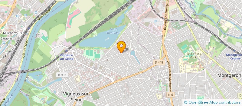localisation de l'entreprise BMG à VIGNEUX-SUR-SEINE