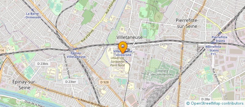 localisation de l'entreprise BMG BAT à VILLETANEUSE