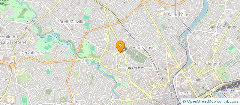 localisation de l'entreprise BMG CONSEIL à NANTES
