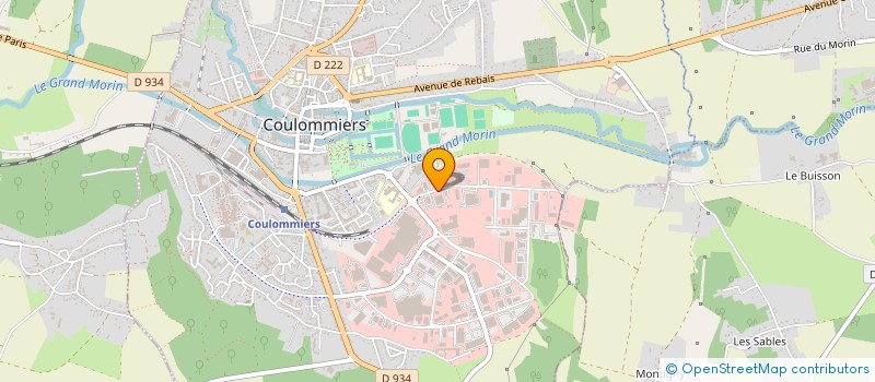 localisation de l'entreprise BMG DISTRIBUTION à COULOMMIERS