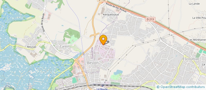 localisation de l'entreprise BMG SELLERIE  LA BAULE-ESCOUBLAC