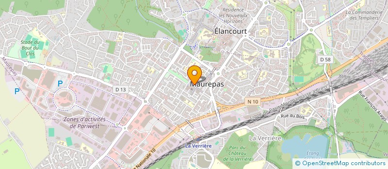 localisation de l'entreprise BMG TPF à GARCHES