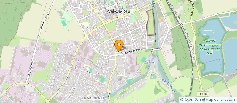 localisation de l'entreprise BMG27  LE VAUDREUIL