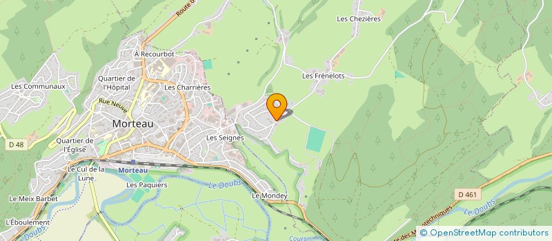 localisation de l'entreprise BMGA  LES FINS