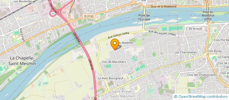 localisation de l'entreprise BMGP INVEST à SAINT-PRYVE-SAINT-MESMIN