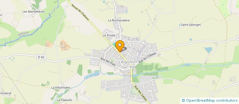 localisation de l'entreprise BMGV LA CHAPELLE  LA CHAPELLE-HERMIER