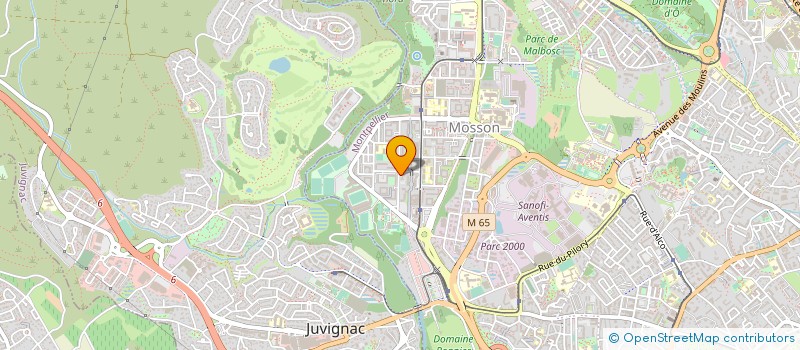 localisation de l'entreprise BMH 2000 à MONTPELLIER