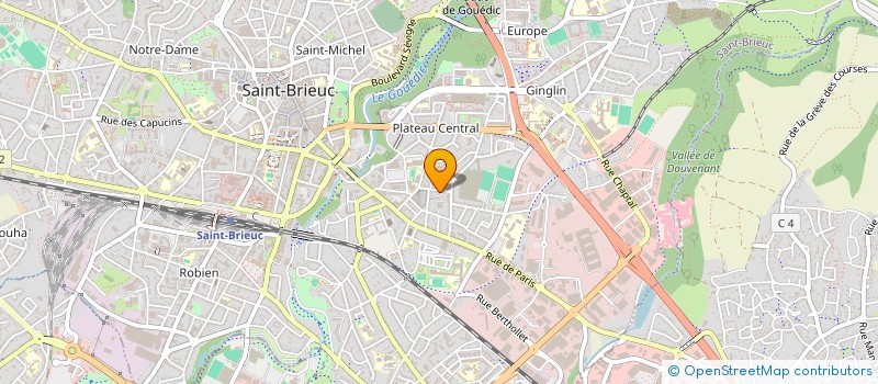 localisation de l'entreprise BMH à SAINT-BRIEUC