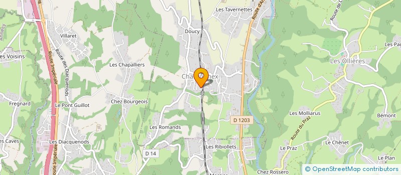 localisation de l'entreprise BMH  CHARVONNEX