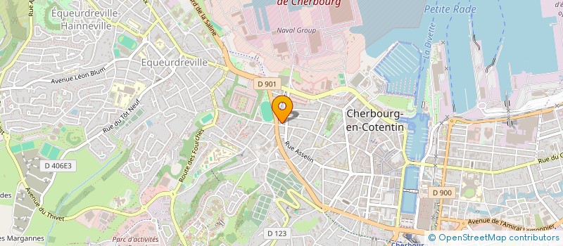 localisation de l'entreprise BMH à CHERBOURG-EN-COTENTIN