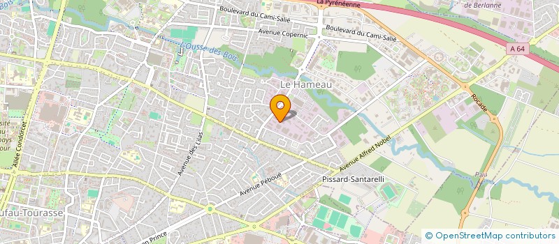 localisation de l'entreprise BMH à PAU