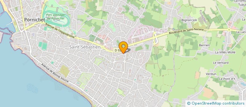 localisation de l'entreprise BMH  PORNICHET