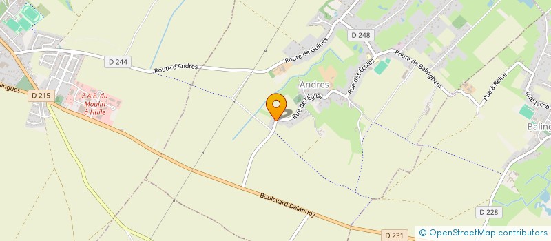 localisation de l'entreprise BMH  ANDRES