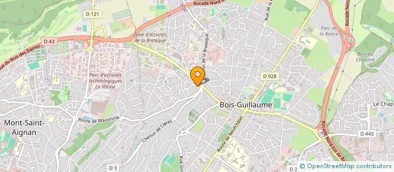 localisation de l'entreprise BMH CONSULTING à BOIS-GUILLAUME