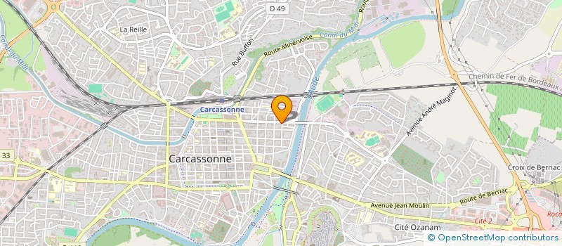 localisation de l'entreprise BMH WEAR  CARCASSONNE