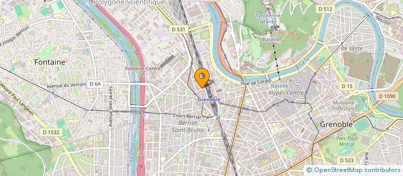 localisation de l'entreprise BMI  GRENOBLE