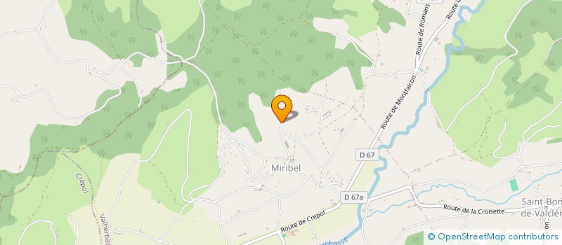 localisation de l'entreprise BMI  VALHERBASSE