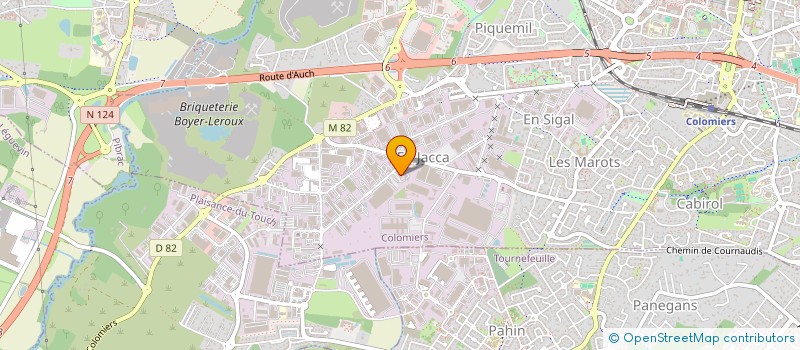 localisation de l'entreprise BMI à COLOMIERS