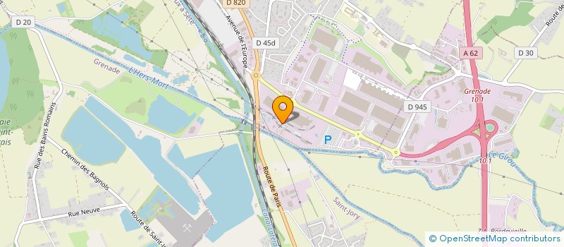 localisation de l'entreprise BMI à CASTELNAU-D'ESTRETEFONDS