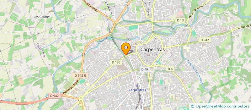 localisation de l'entreprise BMI BTP  CARPENTRAS