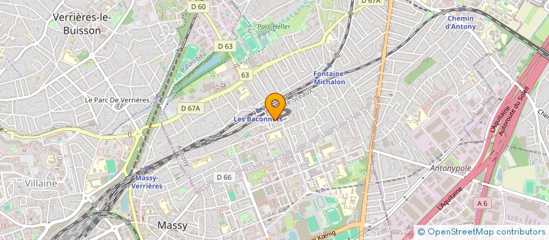 localisation de l'entreprise BMI BUREAUT MICROINFORMATIQUE à ANTONY