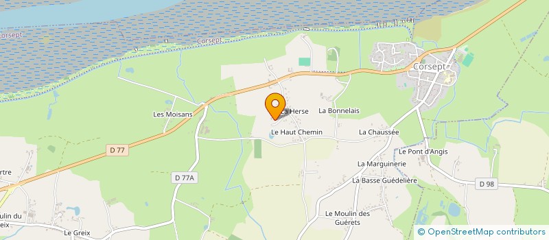 localisation de l'entreprise BMI ELECTRICITE à CORSEPT
