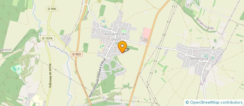 localisation de l'entreprise BMIG  ASNIERES-LES-DIJON