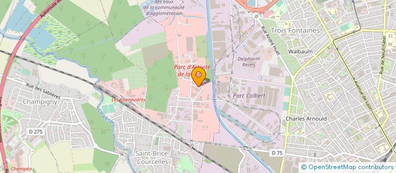 localisation de l'entreprise BMJ à SAINT-BRICE-COURCELLES