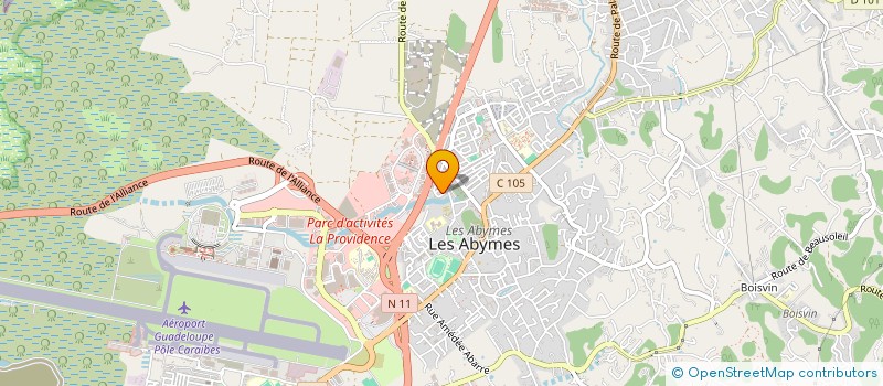 localisation de l'entreprise BMJ à LES ABYMES
