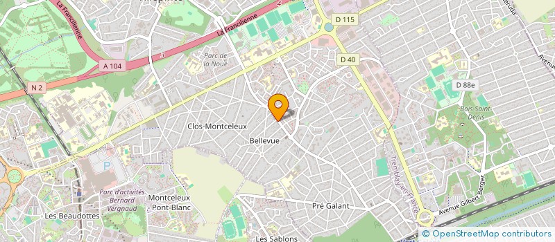 localisation de l'entreprise BMJ à VILLEPINTE
