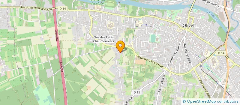localisation de l'entreprise BMJ à OLIVET