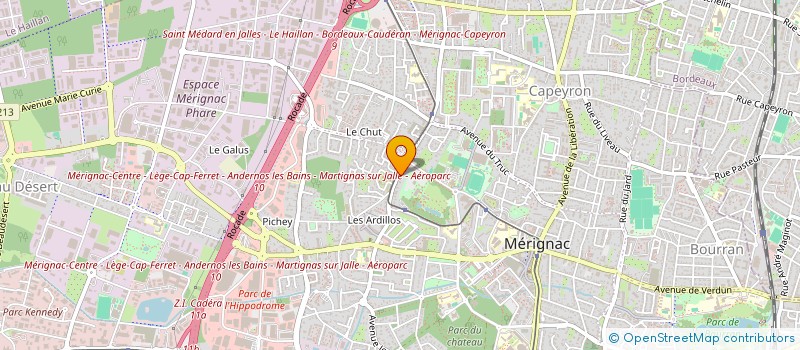 localisation de l'entreprise BMJ  MERIGNAC