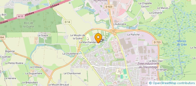 localisation de l'entreprise BMJ  ANCENIS-SAINT-GEREON