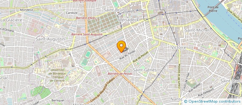 localisation de l'entreprise BMJ  BORDEAUX