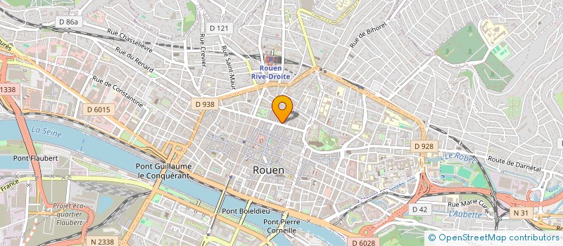 localisation de l'entreprise BMJ DISTRIBUTION SARL  ROUEN