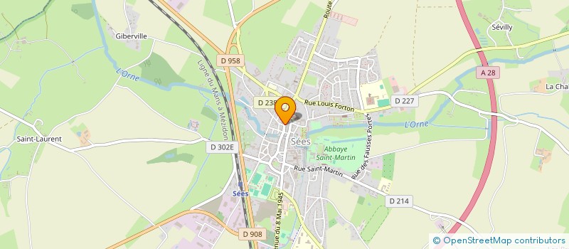 localisation de l'entreprise BMJ FOOD à SEES