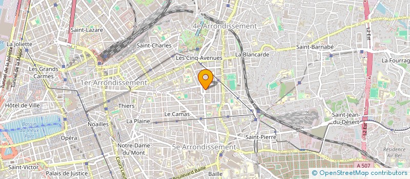 localisation de l'entreprise BMJ INVEST à MARSEILLE