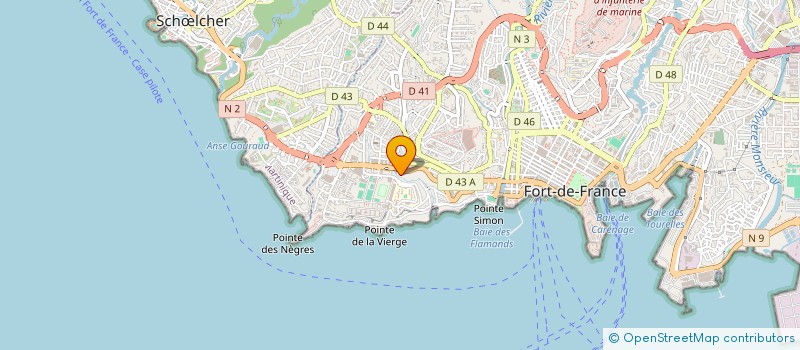 localisation de l'entreprise BMJ SCI à FORT DE FRANCE