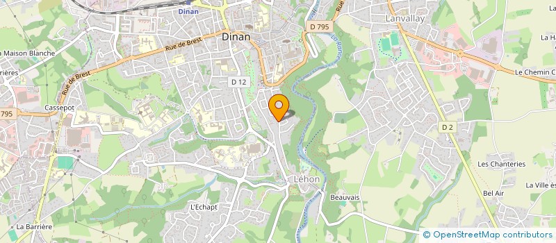 localisation de l'entreprise BMJ SERVICES à DINAN