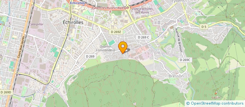 localisation de l'entreprise BMJC à ECHIROLLES