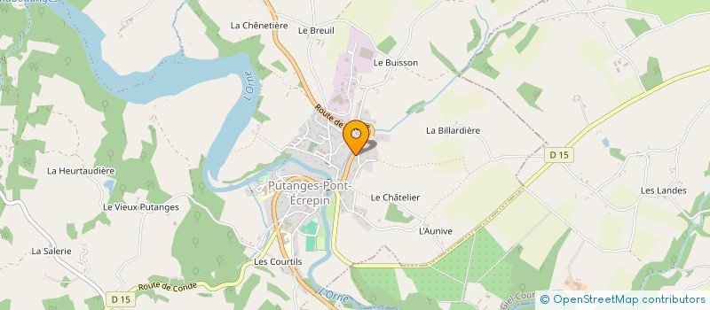 localisation de l'entreprise BMJG à PUTANGES-LE-LAC