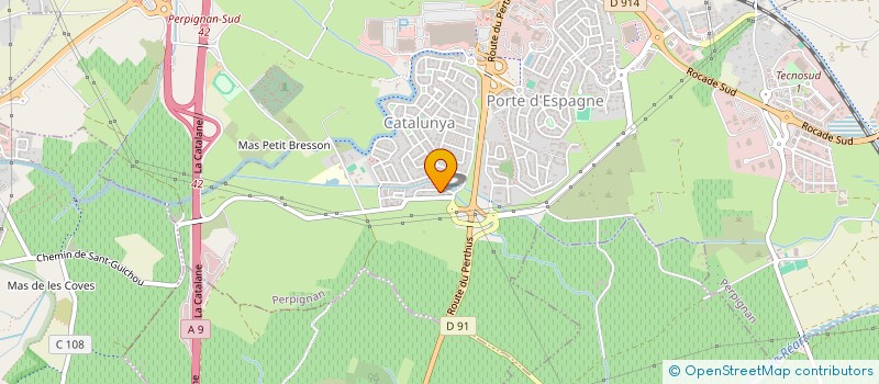 localisation de l'entreprise BMK  PERPIGNAN