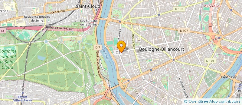 localisation de l'entreprise BMK à BOULOGNE-BILLANCOURT