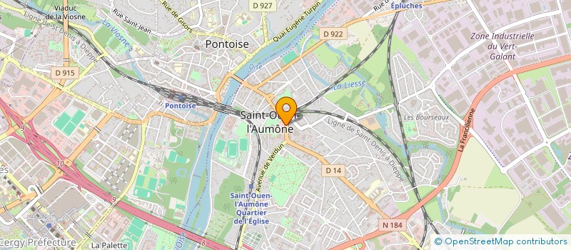 localisation de l'entreprise BMK à SAINT-OUEN-L'AUMONE