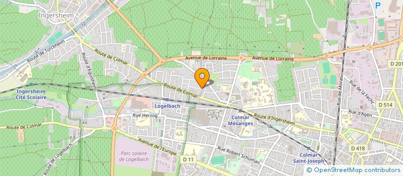 localisation de l'entreprise BMK CONSTRUCTION  INGERSHEIM