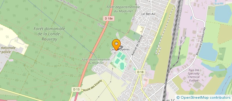 localisation de l'entreprise BMK EXPRESS à OISSEL