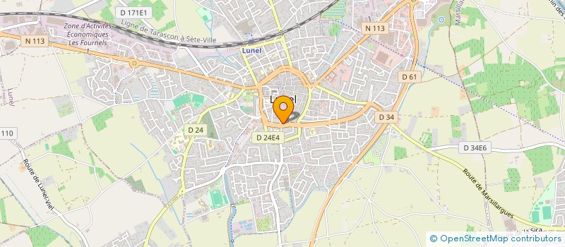 localisation de l'entreprise BMK RENOV  LUNEL